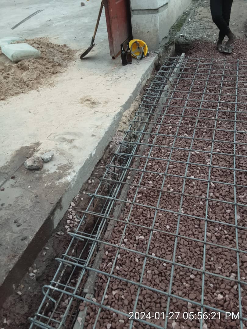 Pendant les travaux - Évacuation, ferraillage et coulage